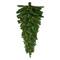 52" Pre-Lit Canadian Pine Artificial Christmas Teardrop Swag, Clear Lights